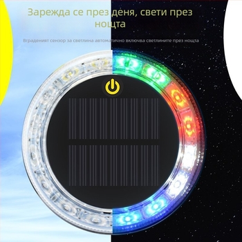 LED задна светлина за автомобил – соларно захранване, без кабели, модел Solar flash tail light, 3.7V, корпус LED PC