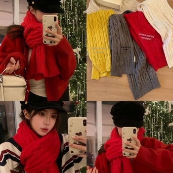 Шал от вълнена смес, плътно тъкане, топли през зимата