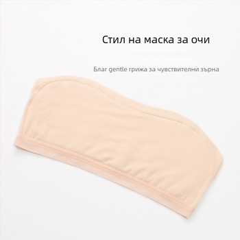 Детски тренировъчен сутиен за момичета (9–13 г.), нейлонова материя с подплата от спандекс, пълна чашка с ултра тънко формовано чашче, фиксирани двойни презрамки, дишащо и удобно.