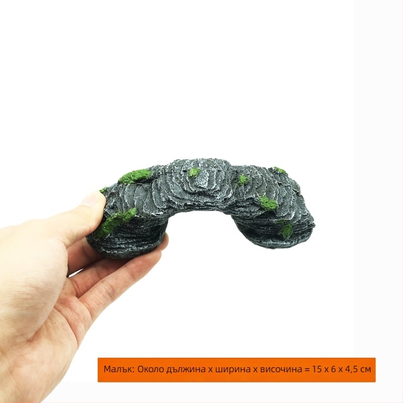 Платформа за печене на черепаха и плаващ остров – Смола, Ландшафтен камък за аквариум, Сух ландшафт, Подобряване на пространственото възприятие