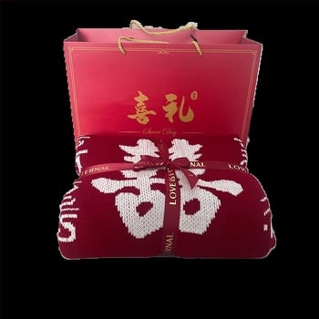 Сватбено одеяло от акрилни влакна, 500-799 г, подходящо за всички сезони, нишково одеяло