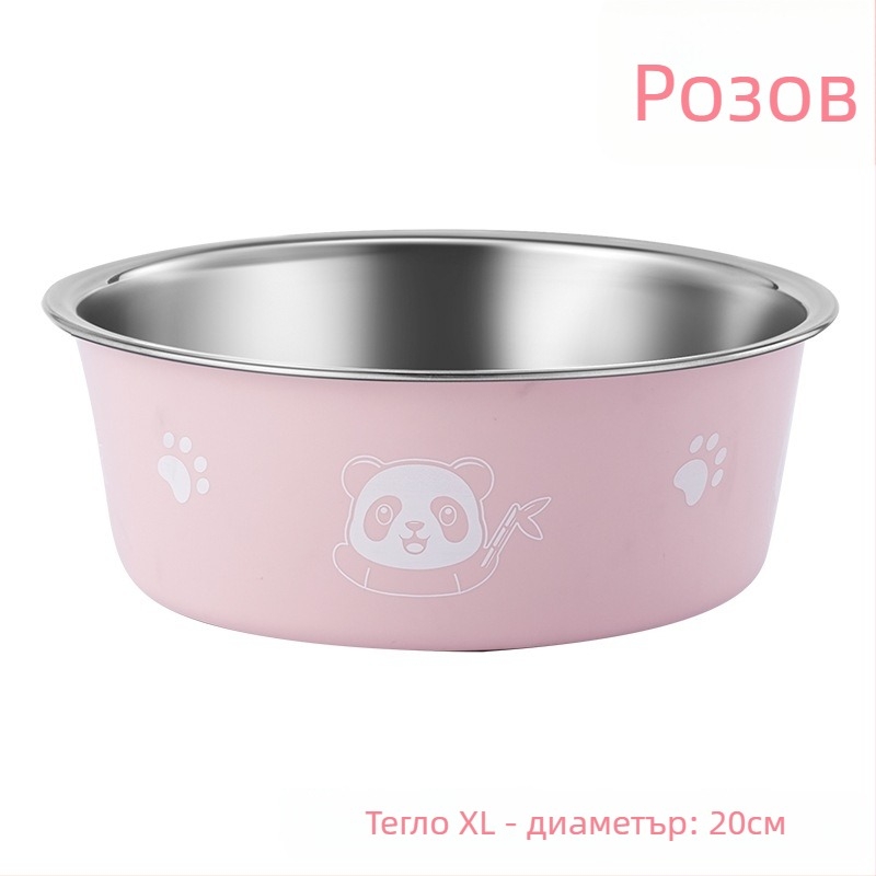 Mengdi неръждаема стомана – съд за домашни любимци с антиподхлъзване, чиния за кучета и котки, произход Taizhou, Zhejiang