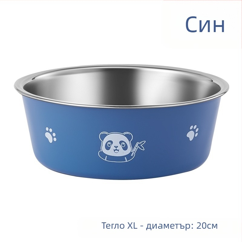 Mengdi неръждаема стомана – съд за домашни любимци с антиподхлъзване, чиния за кучета и котки, произход Taizhou, Zhejiang