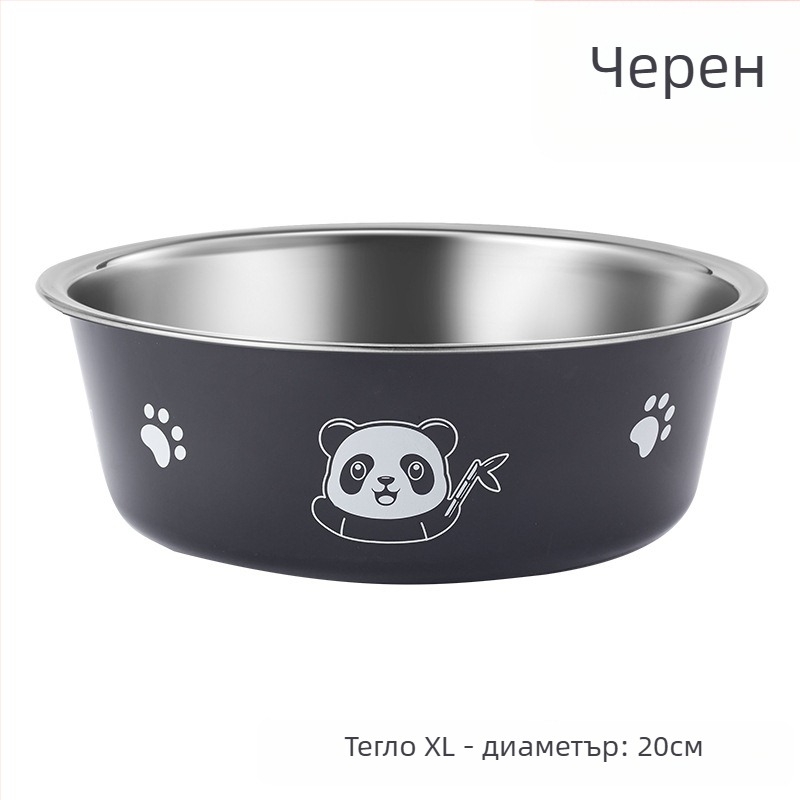 Mengdi неръждаема стомана – съд за домашни любимци с антиподхлъзване, чиния за кучета и котки, произход Taizhou, Zhejiang