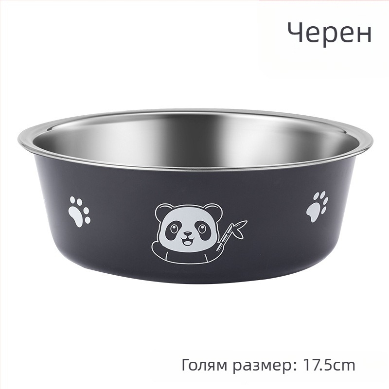 Mengdi неръждаема стомана – съд за домашни любимци с антиподхлъзване, чиния за кучета и котки, произход Taizhou, Zhejiang