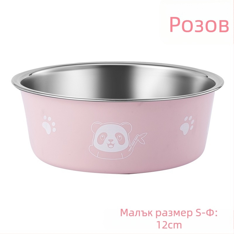 Mengdi неръждаема стомана – съд за домашни любимци с антиподхлъзване, чиния за кучета и котки, произход Taizhou, Zhejiang
