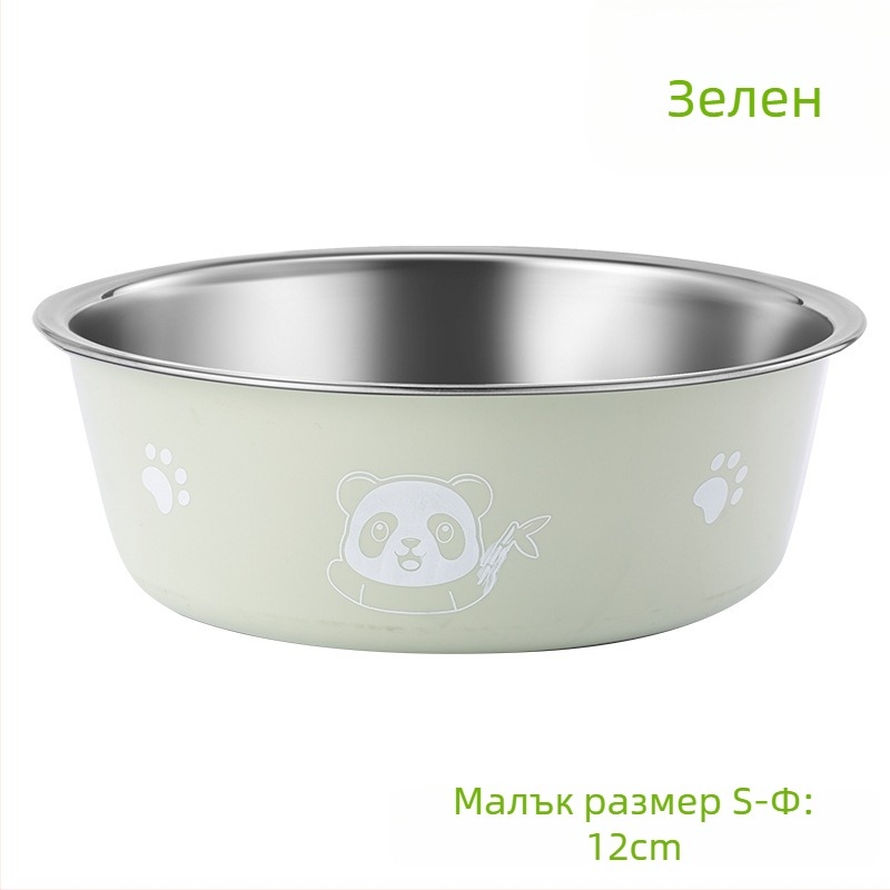 Mengdi неръждаема стомана – съд за домашни любимци с антиподхлъзване, чиния за кучета и котки, произход Taizhou, Zhejiang