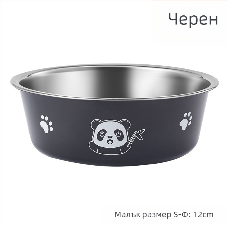 Mengdi неръждаема стомана – съд за домашни любимци с антиподхлъзване, чиния за кучета и котки, произход Taizhou, Zhejiang