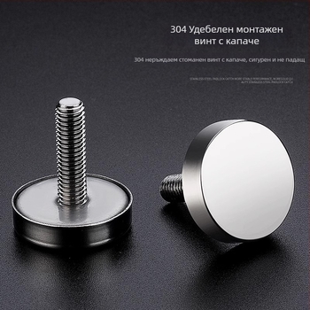 Дръжка за стъклена врата на душ кабина, 304 неръждаема стомана, повърхност полирана/шлифована, модел XQZ-YSLS-010