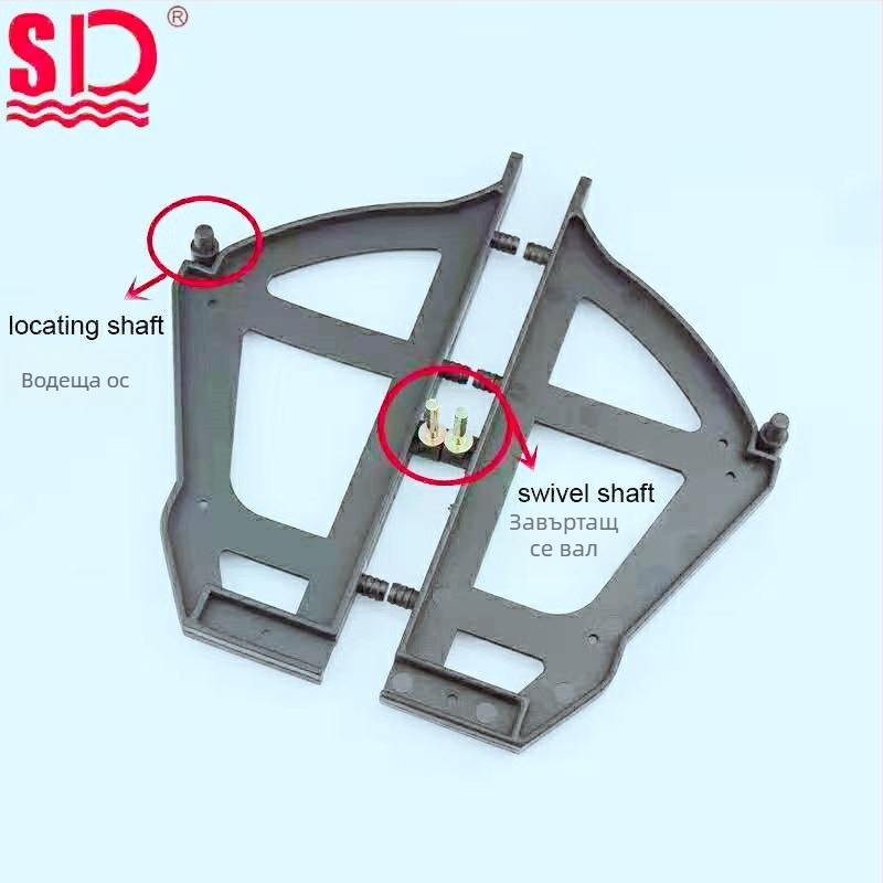Стоманена скоба за обувен шкаф, модел Flip Stand, за чекмеджета, модерен минимализъм, штампане