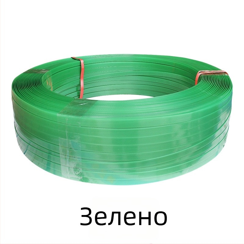 PET пластмасово-стоманена лента 1608/1910, опън якост 500 кг, дебелина 1 мм, диаметър на ролката: външен 56.5 мм, вътрешен 40 мм, спецификации 1910/1608