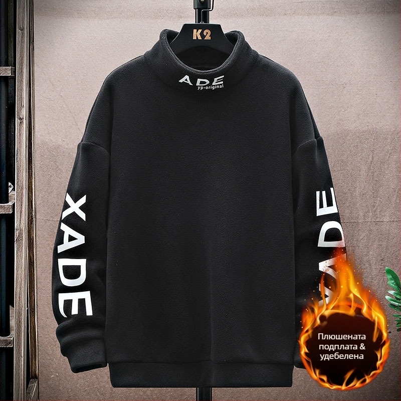 Юношеска качулеста жилетка без ръкави за зима, цип, геометричен принт, свободна кройка, пухено памучно подплатено