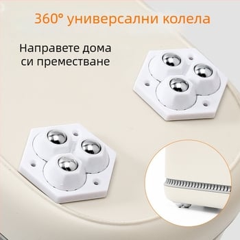 Qianchuan самозалепващи безшумни шкафни колела с въртящи се лагери, ABS + стоманени топчета, износоустойчиви