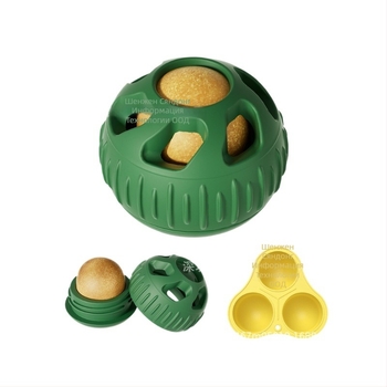 Силиконова дъвкателно-хранителна играчка за кучета с топка за хранене и изтичане на храна, марка Enjoy the movement