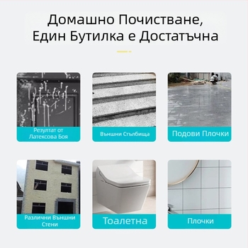 Momo многофункционален почистващ препарат с оксалова киселина, пяна – за тоалетна, баня и плочки – дълбоко почистване, премахване на котлен камък и петна