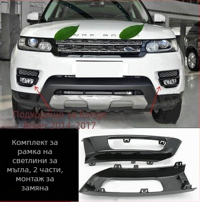 Range Rover Sport 2014-2022 комплект за странични въздушни отвори на предната броня, ABS пластмаса