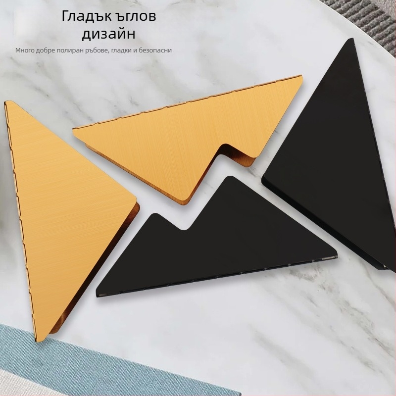 Вертикален държател за салфетки – неръждаема стомана, електроплакиране/чернение, квадратен дизайн, стил лайт лукс, сертификация S9001