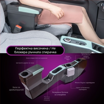 Централна кутия за подлакътник за Wuling Hongguang Mini EV – пластмасова, Bo hao, модел mini, съвместима с mini EV