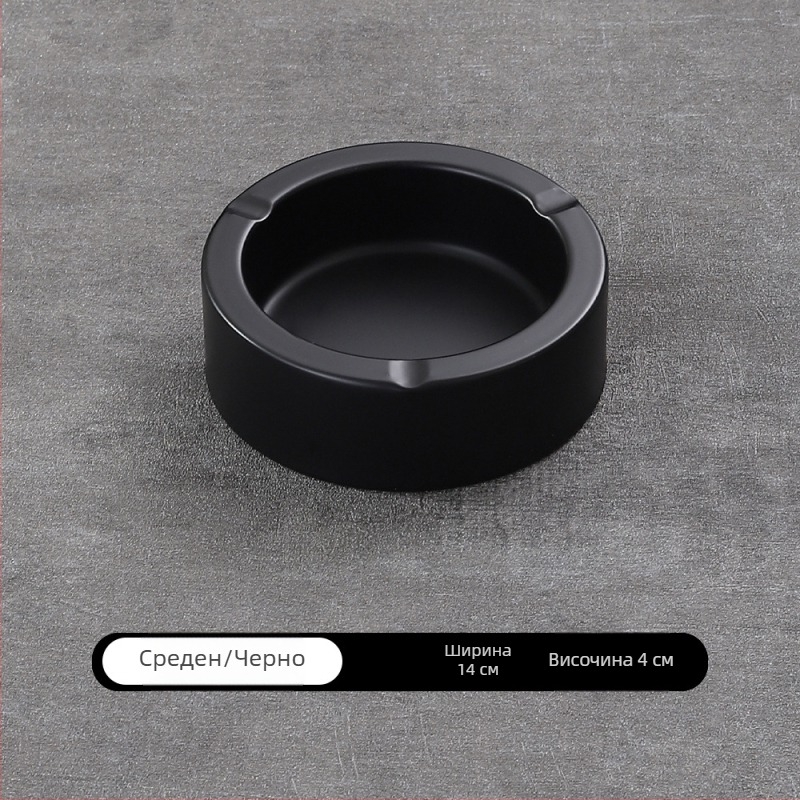 Пепелник от дебела неръждаема стомана, с персонализирано лого, за интернет кафе, барове и домашна употреба, ветроустойчив и удароустойчив