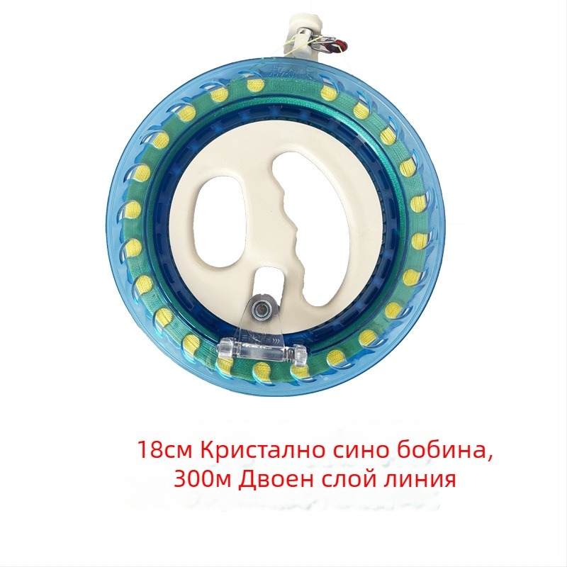 Триъгълно хвърчило с балонна златна рибка, четирикрилен дизайн, ръчна изработка, полиестер, каркас от фибростъкло