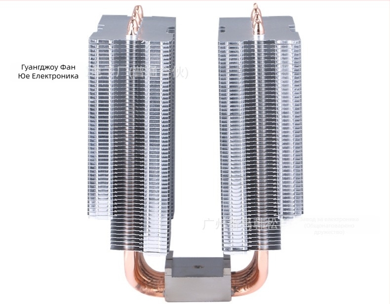 CPU охладител с двойна кула и 6 топлопреносни тръби, 1800 об/мин, хидравлични лагери, 5V RGB синхронизация, USB 4 интерфейс