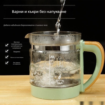 Мини електрически чайник за офис (сифонно пълнене, разделен дизайн, стенен дренаж, PVC корпус, CE сертифициран)