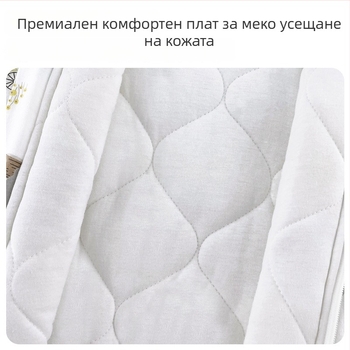 Унисекс 100% памучен подплатен спален чувал с разделени крака за деца, зима/есен, възраст 3–8 години, домашно облекло