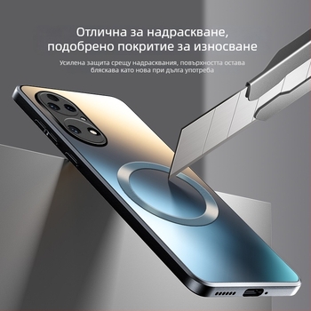 Калъф за Huawei P50 – матиран PC материал, MagSafe магнит, противоударен