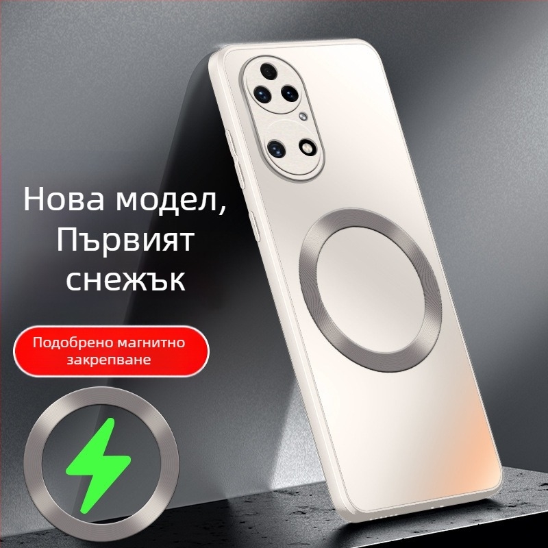 Калъф за Huawei P50 – матиран PC материал, MagSafe магнит, противоударен