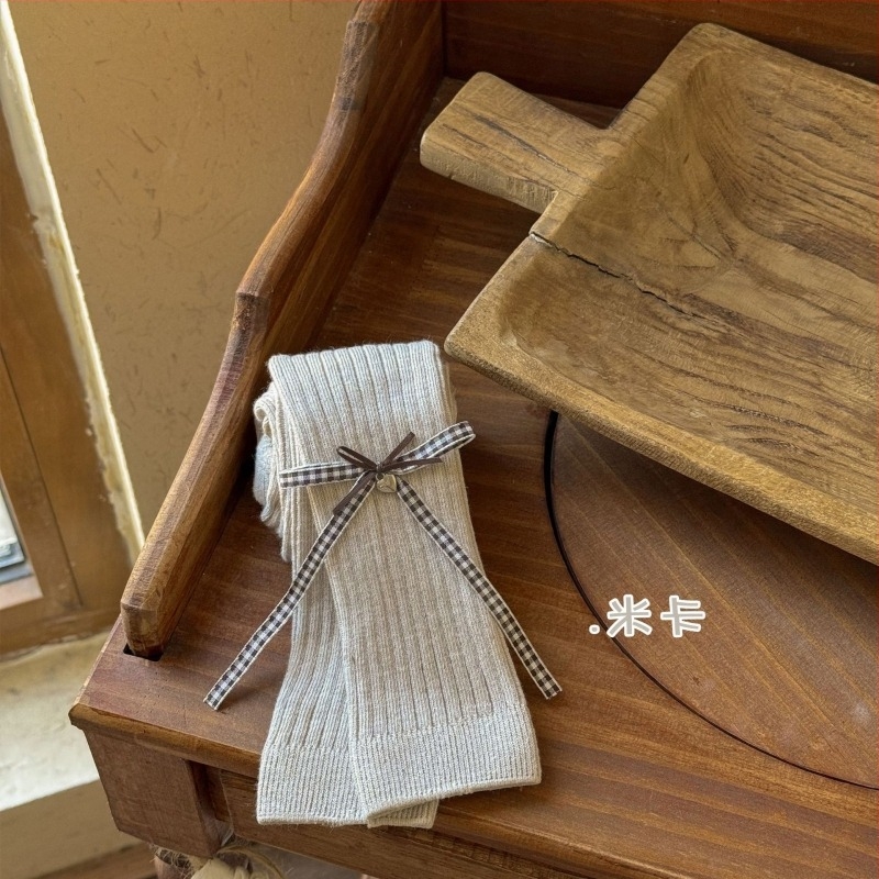 Детски клинове за момичета, антиоплитане, висока талия, дължина 9/10, памук, британски стил, подходящи за пролет и есен, за възраст 1–3 години