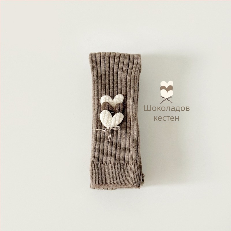 Детски клинове за момичета, антиоплитане, висока талия, дължина 9/10, памук, британски стил, подходящи за пролет и есен, за възраст 1–3 години