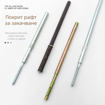 Скрит стенен държач за рафт | скрит монтаж | стомана с студено валцоване | Chengeng Hardware | модерен минимализъм