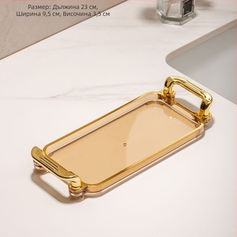 Стъклена чаша за гаргара и комплект чаши за четки за зъби – за дома, кръгла форма, еднослойна конструкция