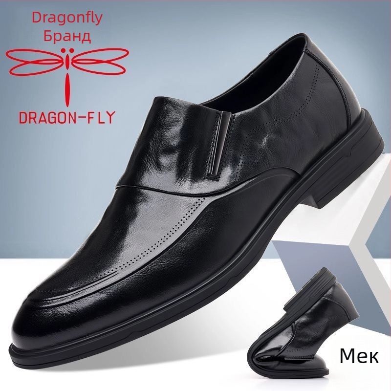 Мъжки обувки с остър нос от кравешки велур, вулканизирана подметка, стелка от вълна, подплата от еленова кожа, ретро стил