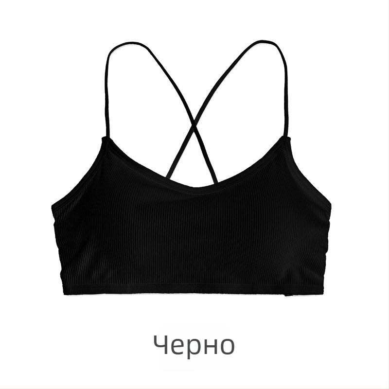 Вискозен бюстгъртник тип chest-wrap / Tube Top с пълни чашки, формовани чашки (горна тънка, долна по-дебела) и дишаща опора