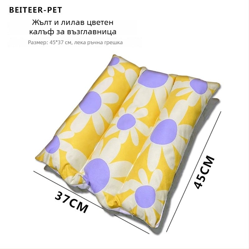 Зимна топла подложка за зайци и морски прасета – памучен мат за спане