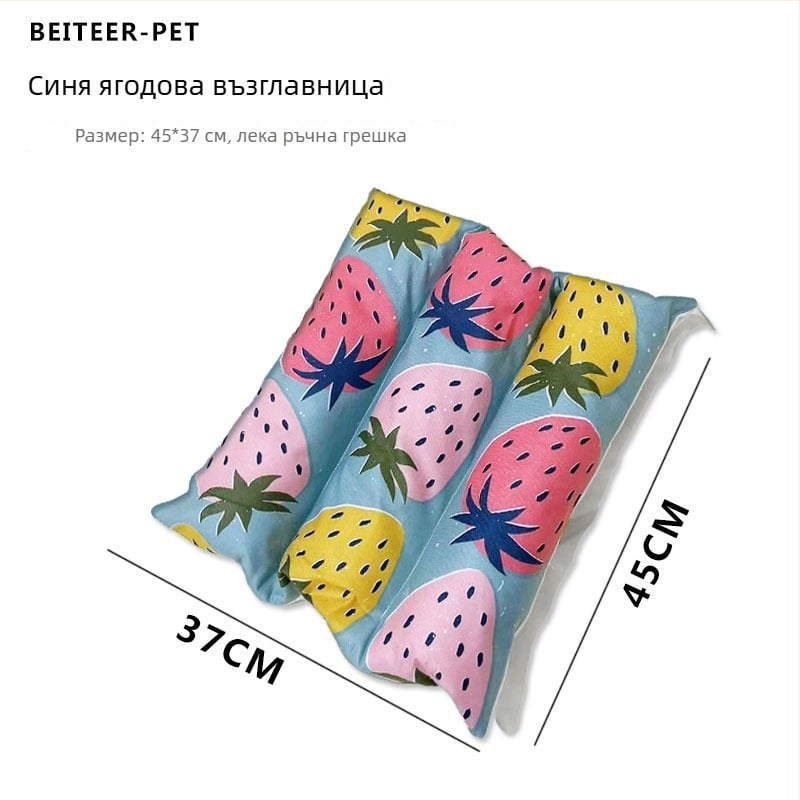 Зимна топла подложка за зайци и морски прасета – памучен мат за спане