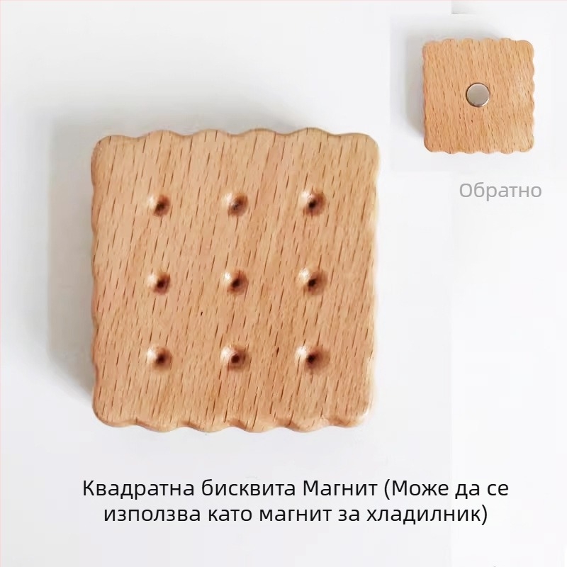 Дървен стенен стикер за деца – с висока залепваемост, едно парче, модерен минималистичен дизайн, едноцветен модел за дневна, спалня или антре