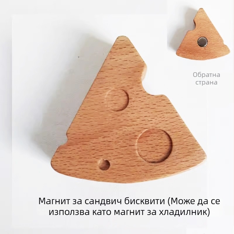 Дървен стенен стикер за деца – с висока залепваемост, едно парче, модерен минималистичен дизайн, едноцветен модел за дневна, спалня или антре