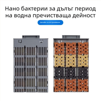 Филтрационен модул за Xiaomi смарт аквариум – обновление на филтрацията с физическо-биохимична нагревателна камера, пълен комплект аксесоари