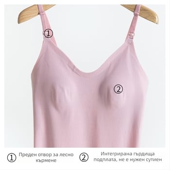 Майчин потник за кърмене, Sling стил, без ръкави, найлон 50–70%, тегло 161–180 g/m², подходящ за всички сезони