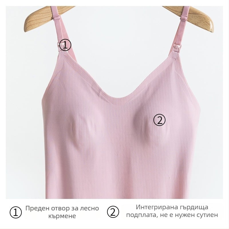 Майчин потник за кърмене, Sling стил, без ръкави, найлон 50–70%, тегло 161–180 g/m², подходящ за всички сезони