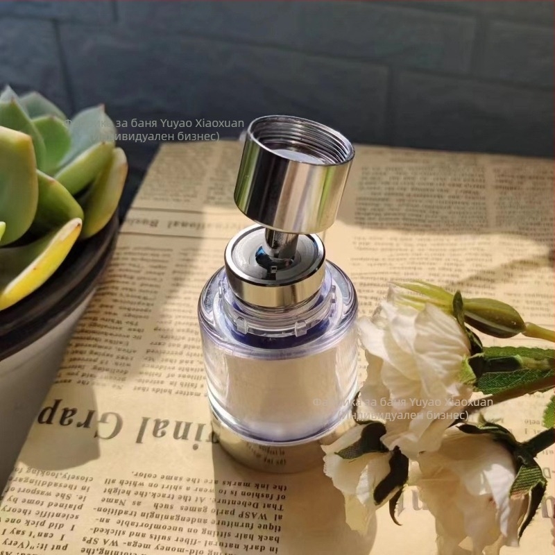 Филтър за чешма с въртящ се удължител и аератор, 1080° – ABS, Xiangyun