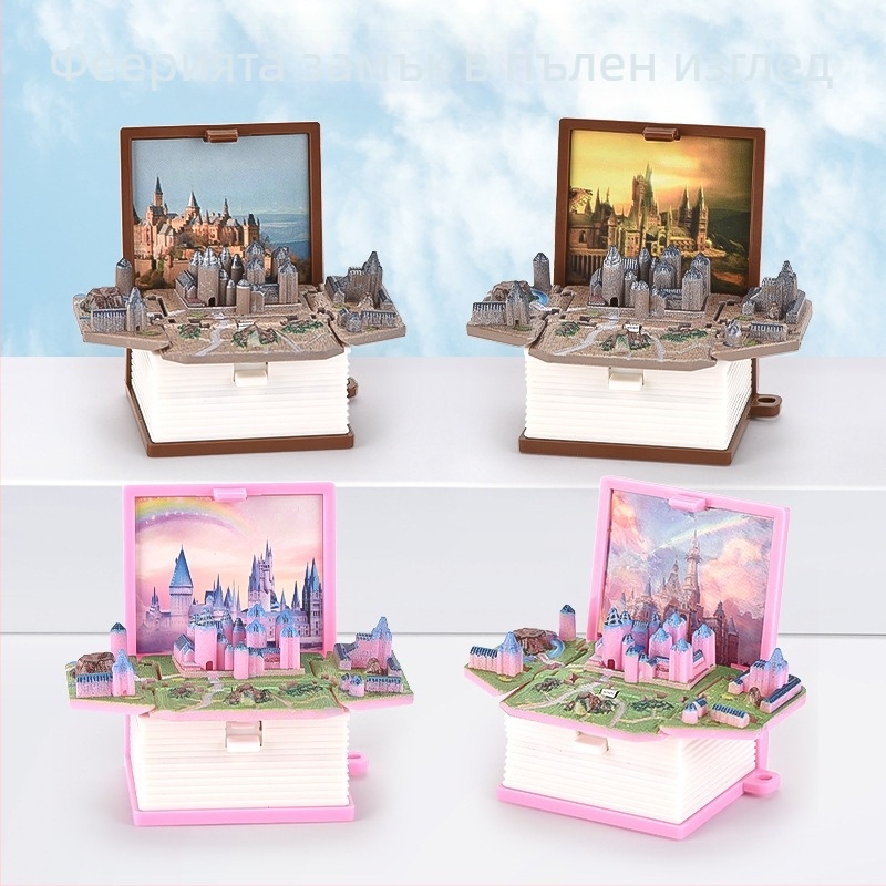 Ключодържател: 3D сгъваема книжка – мини свят и космическа висулка за раница (Материал: пластмаса; IP лиценз: Няма; Подходящ за подарък)