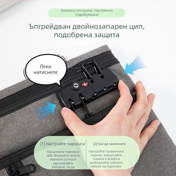 Sikadi Passport & Document Holder — Oxford Cloth, Anti-theft, Waterproof, Breathable, Polyester Lining