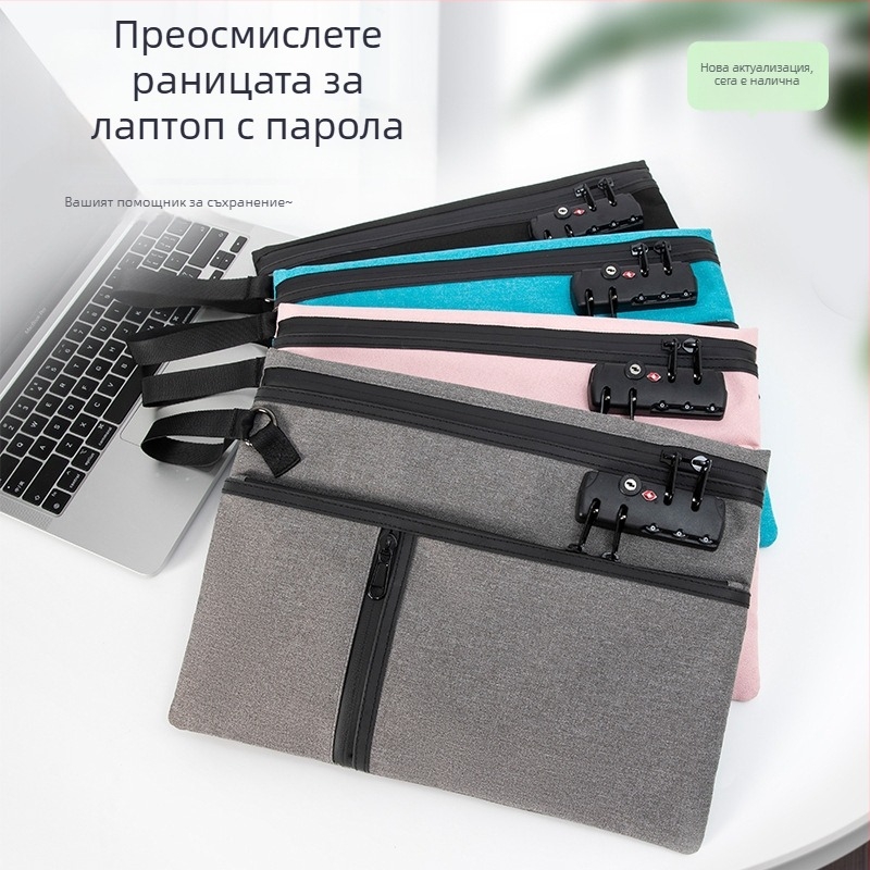 Sikadi Passport & Document Holder — Oxford Cloth, Anti-theft, Waterproof, Breathable, Polyester Lining