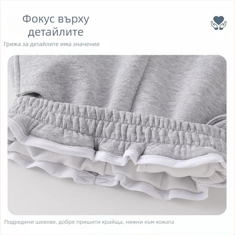 Детски момичешки кърдюрови панталони с заешка козина, тематика My Melody и Kuromi, корейски стил, пролет 2025 – възраст 3–8 години.