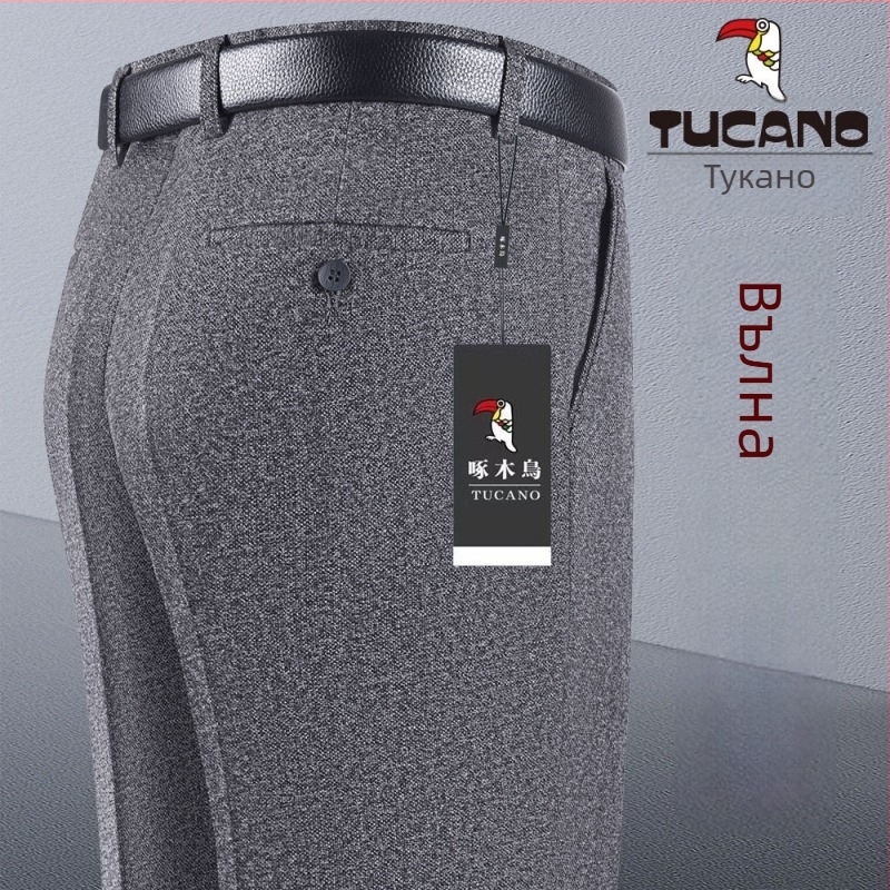 Мъжки панталони, права кройка, памук, есен 2025