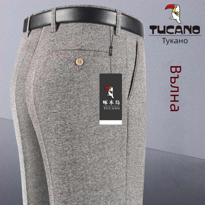 Мъжки панталони, права кройка, памук, есен 2025