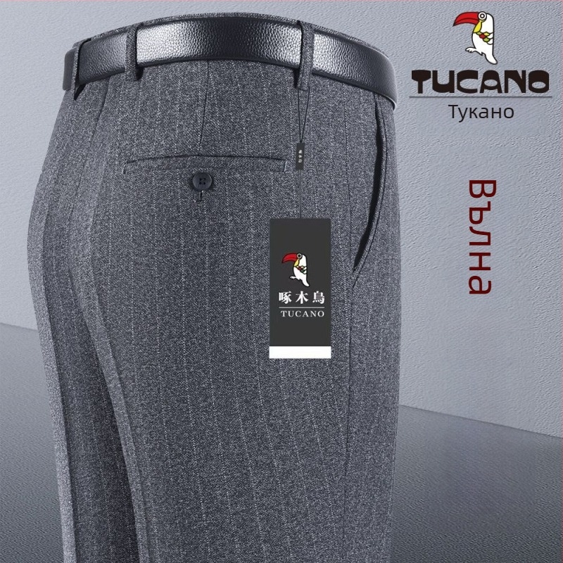 Мъжки панталони, права кройка, памук, есен 2025